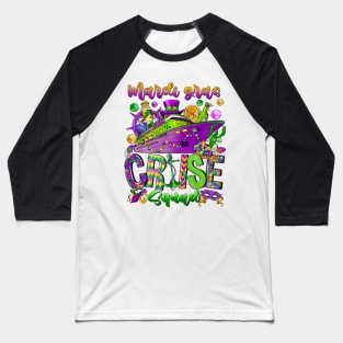 Mardi Gras Cruise Squad Festival Ship Party 2024 Baseball T-Shirt